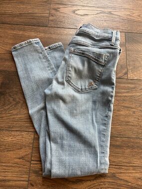 Express Light Blue Women's Skinny Jeans